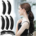 RC ROCHE ORNAMENT 6 Pcs Banana Hair Clip – Thick Hair Clincher Combs for Women, Medium Black