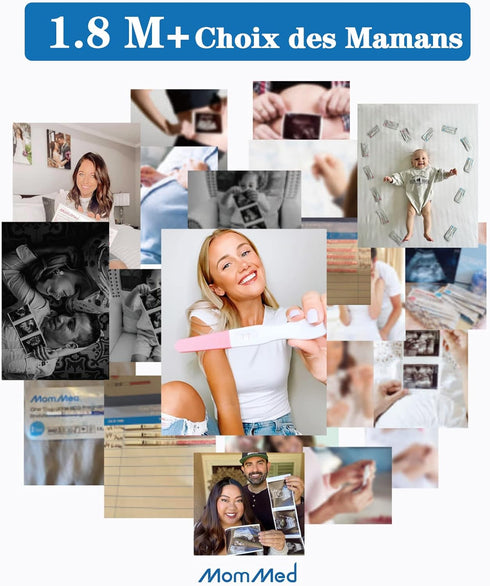 MomMed 15 Pack Tests,99% Early Detection Pregnancy Test, HCG Pregnancy Test Strips, Individually-Sealed Pregnancy