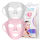 Lindo Silimask Reusable Anti-Wrinkle Silicone Face Mask Holder for Sheet Masks, 2 Pack with Travel Pouch Included
