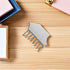 Metal Gua Sha Tools for Facial and Body Scraping, Zinc Alloy Scalp Massage Comb, Silver Face Sculpting and Muscle