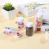 4Pcs Clear Pill Bottles, 80ml Empty Plastic Medicine Bottles with Caps, Small Travel Pill Case for Liquid Solid Powder