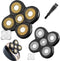 Universal 2 PCS 5 Blades Replacement Head for Head Shaver, 5 Blades Electric Razor Shaver Head