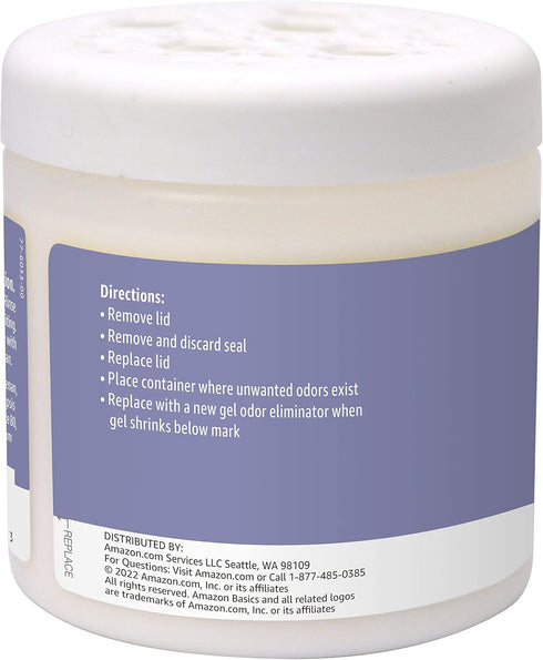 Amazon Basics Gel Odor Eliminator, Lavender, 1.06 Pound (Pack of 1)