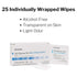 McKesson Skin Barrier Film, Sterile No Sting Body Wipe, Individual Packet, 25 Wipes