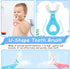 4 Pack U Shaped Toothbrush for Kids - Soft Silicone Brush Head, 360° Oral Teeth Cleaning Design for Ages 2-6