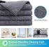 HOMEXCEL Microfiber Cleaning Cloth Grey, 12 Pack Premium Microfiber Towels for Cars, Lint Free, Scratch-Free, Highly Absorbent, Reusable Cleaning Rags for Car, Household, Kitchen, Window, 11.5"X11.5"