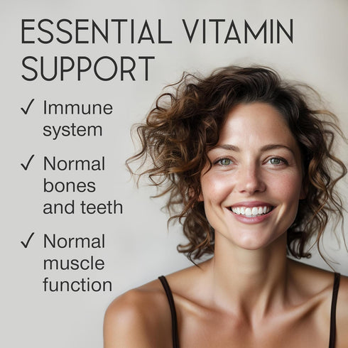 Vitamin D3 K2 Capsules, 5000 IU Vitamin D3 and 100mcg Vitamin K MK7, 60 Capsules, USA Made Vegetarian Supplement