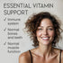 Vitamin D3 K2 Capsules, 5000 IU Vitamin D3 and 100mcg Vitamin K MK7, 60 Capsules, USA Made Vegetarian Supplement
