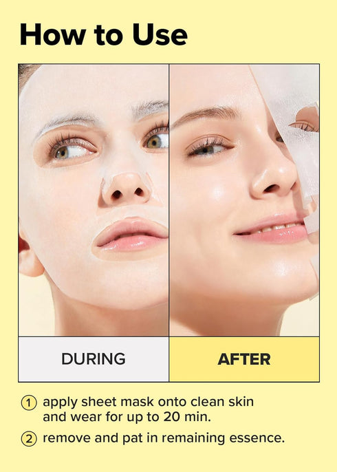 I DEW CARE Sheet Mask Pack - Let's Do This Sheet | 5-Day Skin Makeover with Vitamin B3, Olive Extract (5 ea)