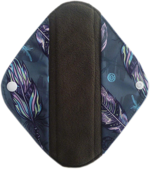 10PCS Reusable 8 Inch Mama Cloth Menstrual Pads, Light Sanitary Pads, Panty Liners