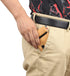 FIREDOG Smell Proof Bags, PU Leather Odor Proof Pouch for Small Travel Storage, 3"x6" (Brown)
