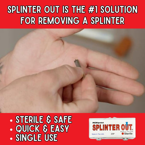 Splinter Out Splinter Remover, 20 Count, Pack of 5