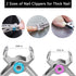 Nail Clippers for Thick Nails, Extra Wide Jaw Opening Stainless Steel Finger & Toe Nail Clipper Set (3 Pcs)