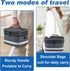 Strap,Famliy Medication Organizer Storage Bag,Portable Pill Bottle Organizer with Hand or One Shoulder,Travel Medicine
