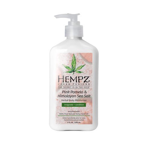 HEMPZ Pink Pomelo & Himalayan Sea Salt Body Lotion, Daily Moisturizing Cream, 17 Fl Oz