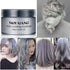 Temporary Silver Gray Hair Spray Color, Luxury Coloring Mud Grey Hair Dye Wax, Washable Treatment for Party