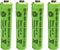 Ni-mh AAA 600mAh 1.2V Rechargeable Batteries for Outdoor Garden Solar Light Lamp (4Pcs)