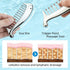 Metal Scalp Massage Tool Gua Sha Facial Tools, Portable Massage Comb for Scalp, Neck, Shoulders, Legs & Arms Handheld