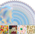 ANZNKU 50 Pack Holographic Bags, 5" x 7" Resealable Small Baggies, Foil Pouch Rainbow Color Packaging Bags for Small