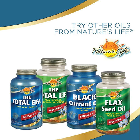 Health From The Sun 1300 60ct Nature's Life Evening Primrose Oil mg | PMS and Menopause Balance Support for Women |