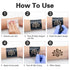 Tattoo Stencils For Kids Teens Adults - 24 Sheets Henna Tattoo Stencil Kit with 400 Designs