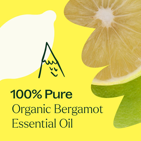 Plant Therapy Organic Bergamot Essential Oil, 10 mL (1/3 oz), 100% Pure, Undiluted, Therapeutic Grade