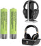 2-Pack Rechargeable Batteries for ADH300J/DB100 Wireless Headphones (750mAh) (AAA)