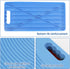 MZD 50cm Long Plastic Rectangle Washboard for Washing Clothes (Red)