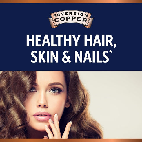 Sovereign Copper Bio-Active Hydrosol, Daily+ 4-in-1 Wellness Supplement for Joint, Hair, Skin, Cardiovascular Health,