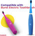 10Pcs Burst Kids Replacement Heads - Perfect Fit for Burst Toothbrush Heads, Ultra Soft Bristles (Pink and Blue)