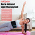 Red & Infrared Light Therapy Belt for Pain Relief, Flexible Wearable Wrap with Timer for Back and Muscle Pain