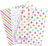 Whaline Tissue Paper Bulk, Polka Dots Stripe Wrapping Paper for Birthday DIY Party Crafts Weddings, 60 Sheets