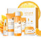 5Pcs Skincare Gift Set for Teenage Girls, Vitamin C Face Skin Care Kit with Cleanser, Toner, Serum, Eye Cream