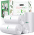 Teivio 2 Gallon 220 Counts Clear Trash Bags, Strong Garbage Bags, Small Plastic Liners for Home Office Kitchen Bathroom