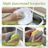 Thinp 8 Pcs Multipurpose Wire Dishwashing Rags for Wet and Dry, Double Side Non Scratch Wire Dishcloth Reusable Metal