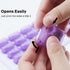 UHZBTEC 31 Monthly compartments Pill Organizer Day Pill Organizer for Medicine Vitamin Holder Container (Purple)