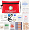 Mini First Aid Kit, 122 Piece Small Kit for Family Emergency Care, Home, Camping, Travel, Outdoors & Schools