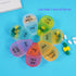 Zhengyuan 7 7 Cute Day AM PM Pill Organizer, Twice a Day Weekly Pill Box with Color Coded Compartments, Flower Shape