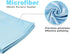 Window Cleaning Cloth - Glass Cleaning Cloth, Streaks and Scratches Free (Blue, 4 Pack)