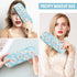 Nylon Small Floral Makeup Bag, Waterproof Slim Pouch for Women, Cute Zipper Pouch for Travel Toiletry and Coin
