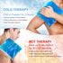Large Reusable Ice Packs for Injuries, Flexible Cold Pack for Pain Relief, Hot/Cold Compress Therapy Gel