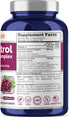 NusaPure Resveratrol & Polyphenol Complex 1450mg 180 Vegetarian Caps (Non-GMO, Vegan) Vitamin C