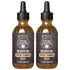 Viking Revolution Beard Oil for Men, All Natural Spiced Vanilla Scent with Argan & Jojoba Oil, 2 Pack