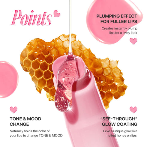 Nature Republic HONEY MELTING LIP 11-12 PLUMPING (11 see-through pink)
