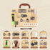 Yeconire Fidget Busy Board for Adults with Dementia, Montessori Wooden Busy Board for Seniors, Gift Toys for Alzheimers