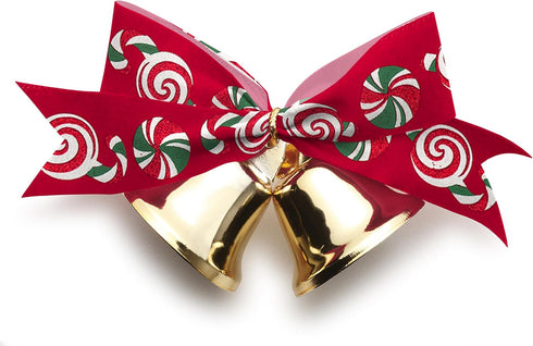 2 Rolls Christmas Ribbon, 2.5" x 10 Yard, Red Pink Candy Cane for Wreaths, Gift Wrapping, Party Supplies