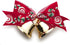 2 Rolls Christmas Ribbon, 2.5" x 10 Yard, Red Pink Candy Cane for Wreaths, Gift Wrapping, Party Supplies