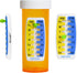 PILLOGIC Pill Reminder Medication Tracker 2PK Single Strip can Track Morning and Evening