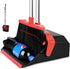 Upgrade Broom and Dustpan Set with 51'' Long Handle, Large Brooms and Dust Pans for Lobby Kitchen Office Restaurant