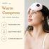 Silk Cordless Heated Eye Mask for Dry Eyes, USB Rechargeable Electric Eye Mask for Blepharitis and Stye - Pink